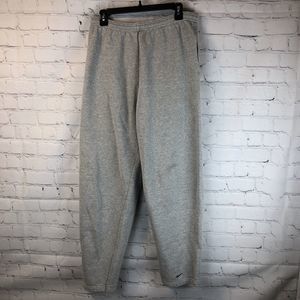 Nike Vintage Mens Sweatpants Sz XL Gray Pull On Drawstring Made In USA FLAW